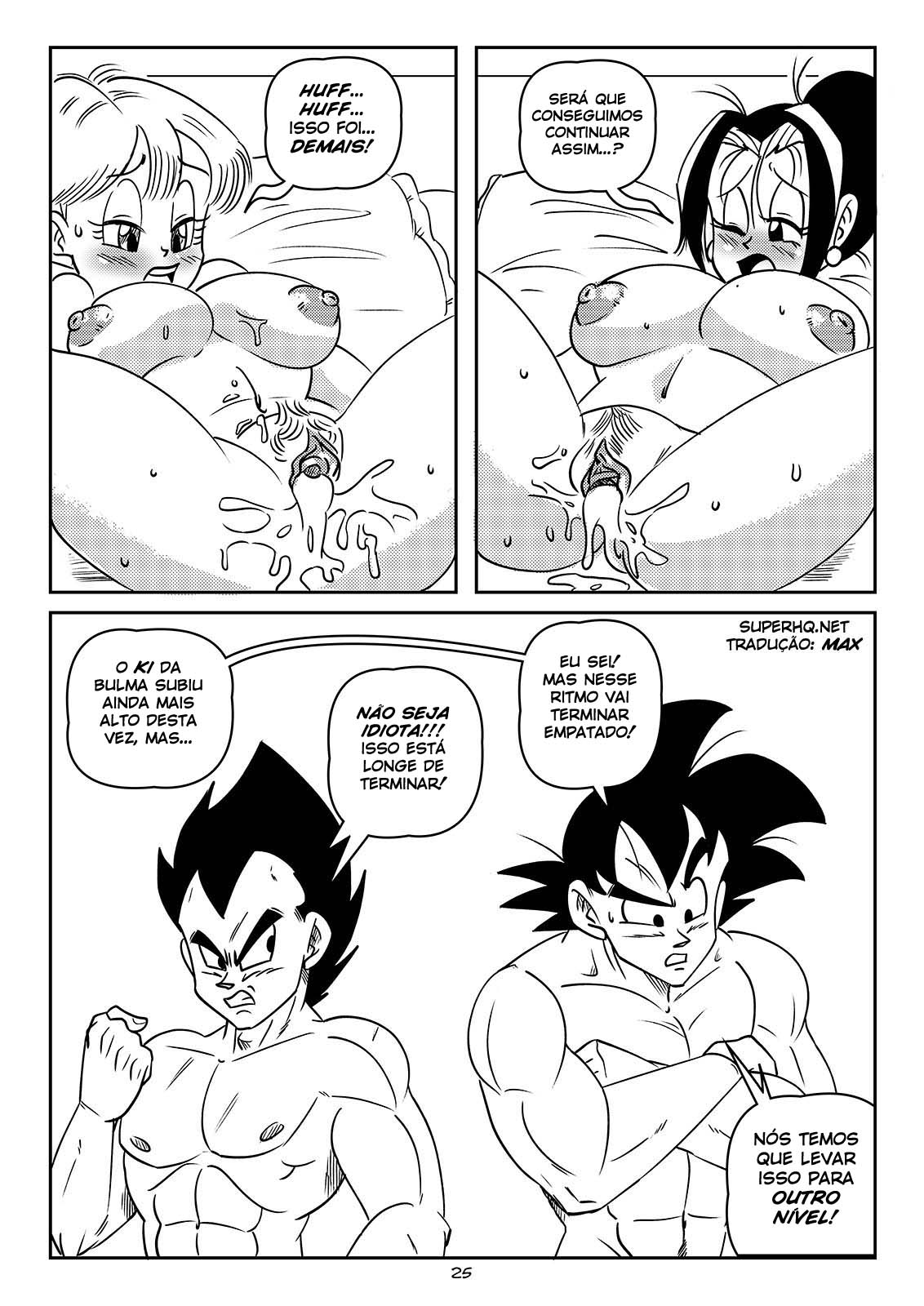Troca de casais - Chi-Chi e Vegeta vs Goku e Bulma